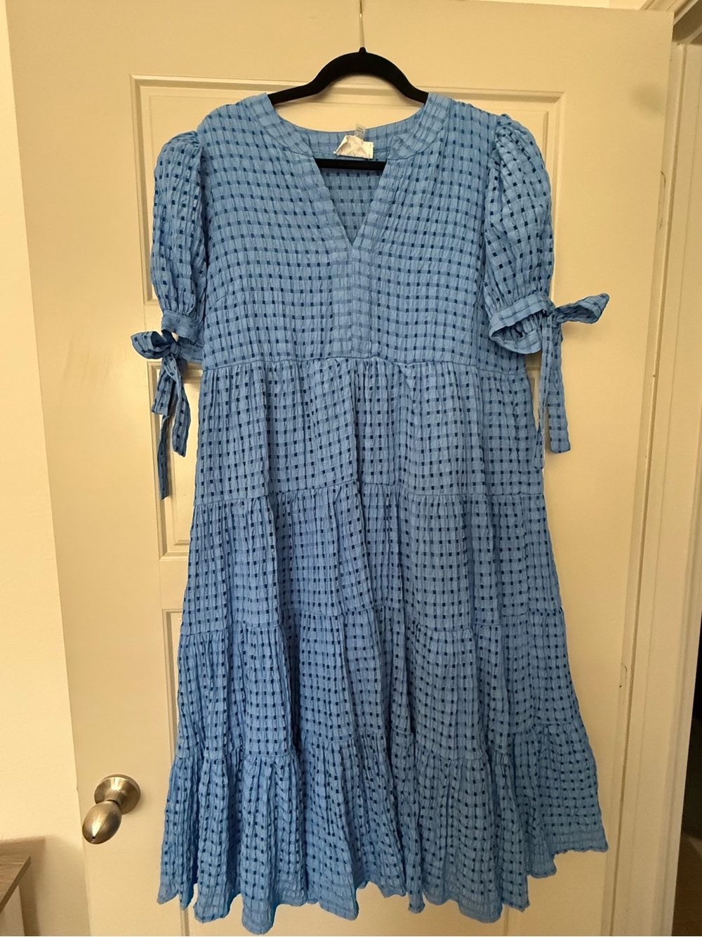 Fantastic Fawn Gingham Midi Dress